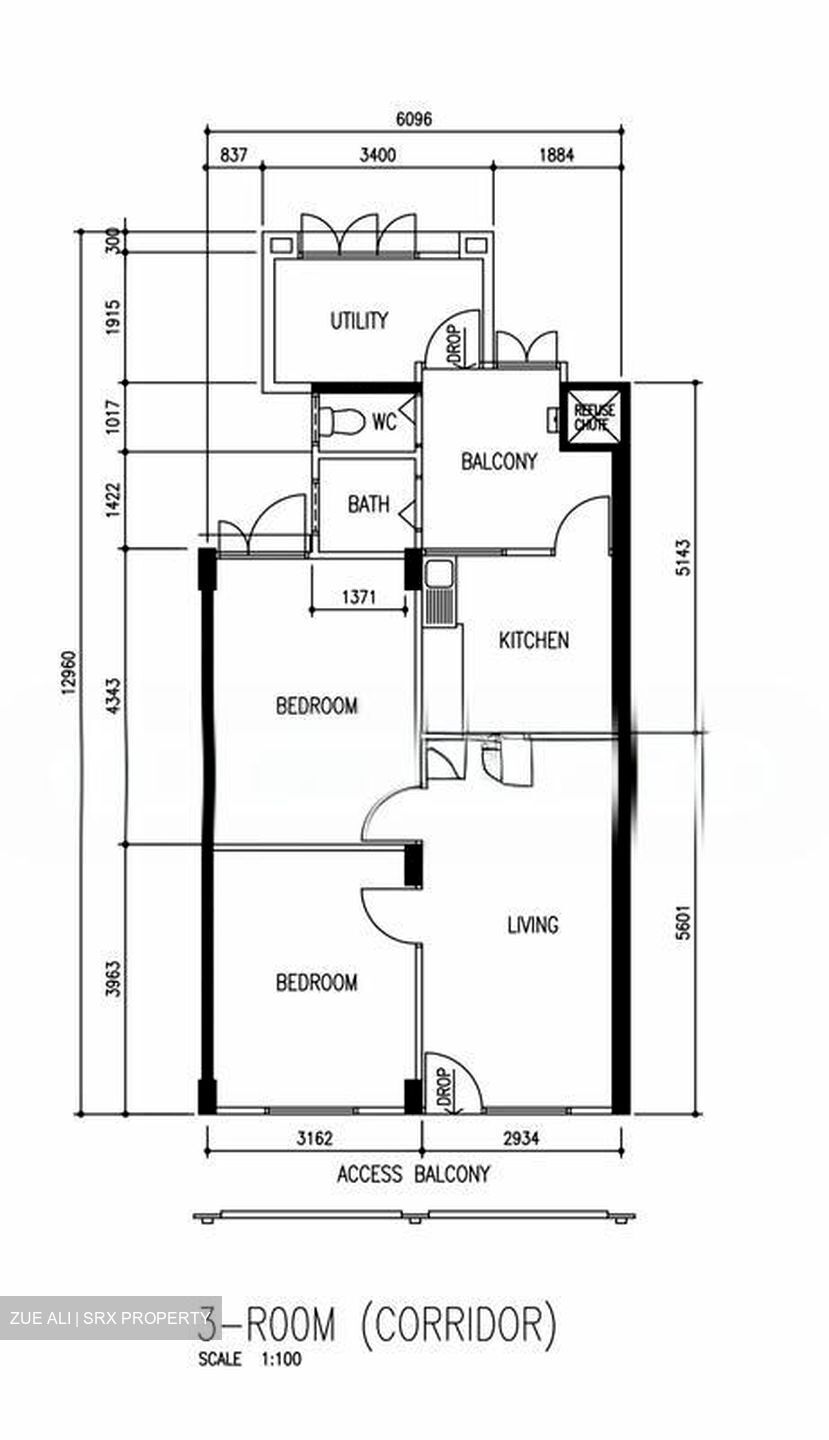 Blk 125 Lorong 1 Toa Payoh (Toa Payoh), HDB 3 Rooms #525610171